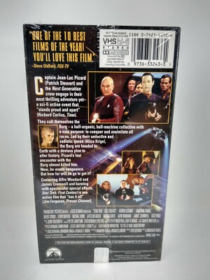 STAR TREK First Contact VHS New Sealed Video Cassette Tape