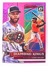 Cedric Mullins 2022 Panini Donruss Optic Baseball Pink Diamond Kings #5 Prizm