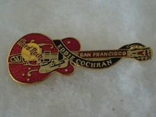 Hard Rock Cafe pin San Francisco Dead Rockers Series Eddie Cochran Gretsch Guita