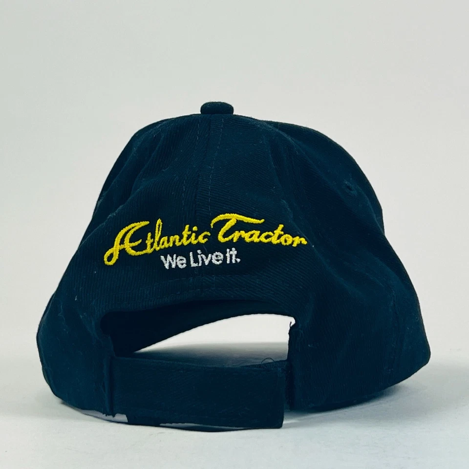 John Deere Atlantic 拖拉机男式黑色可调节帽子钩环帽 — 第 2/4 张图片