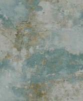 Vliestapete Einfarbig Beton Optik Shabby Risse Blau Beige A63103 (3,67€/1Qm)