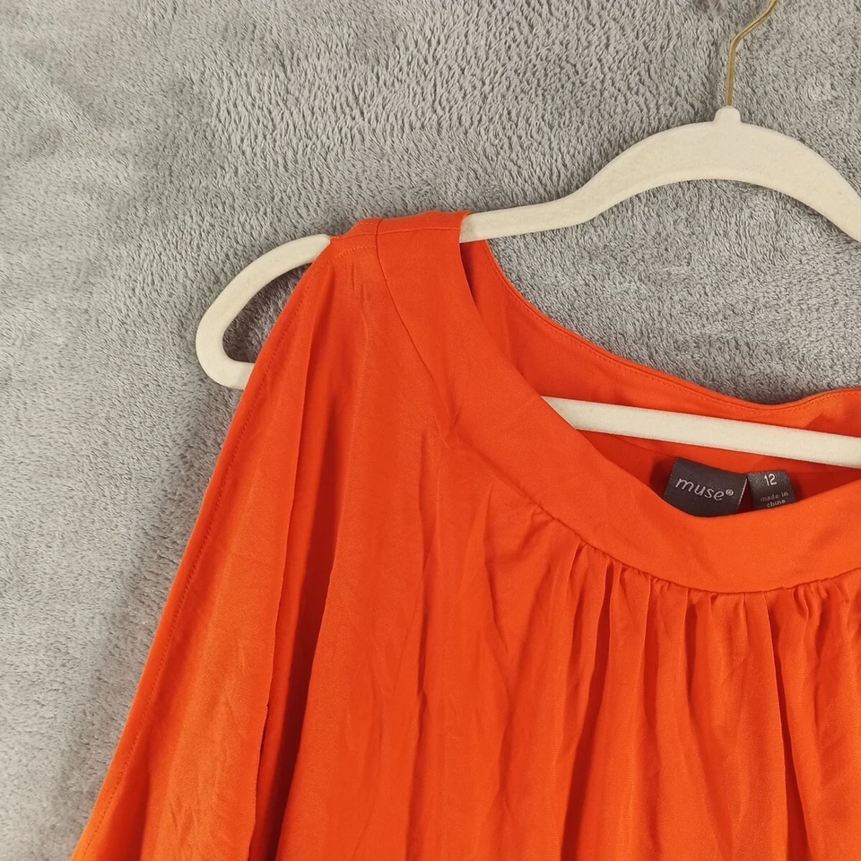 MUSE Office Color block Dress Size 12 Women Knit Pullover Casual - Image 4 of 4