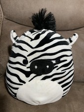 10 Squishmallows Zebra Tony stuffed plush