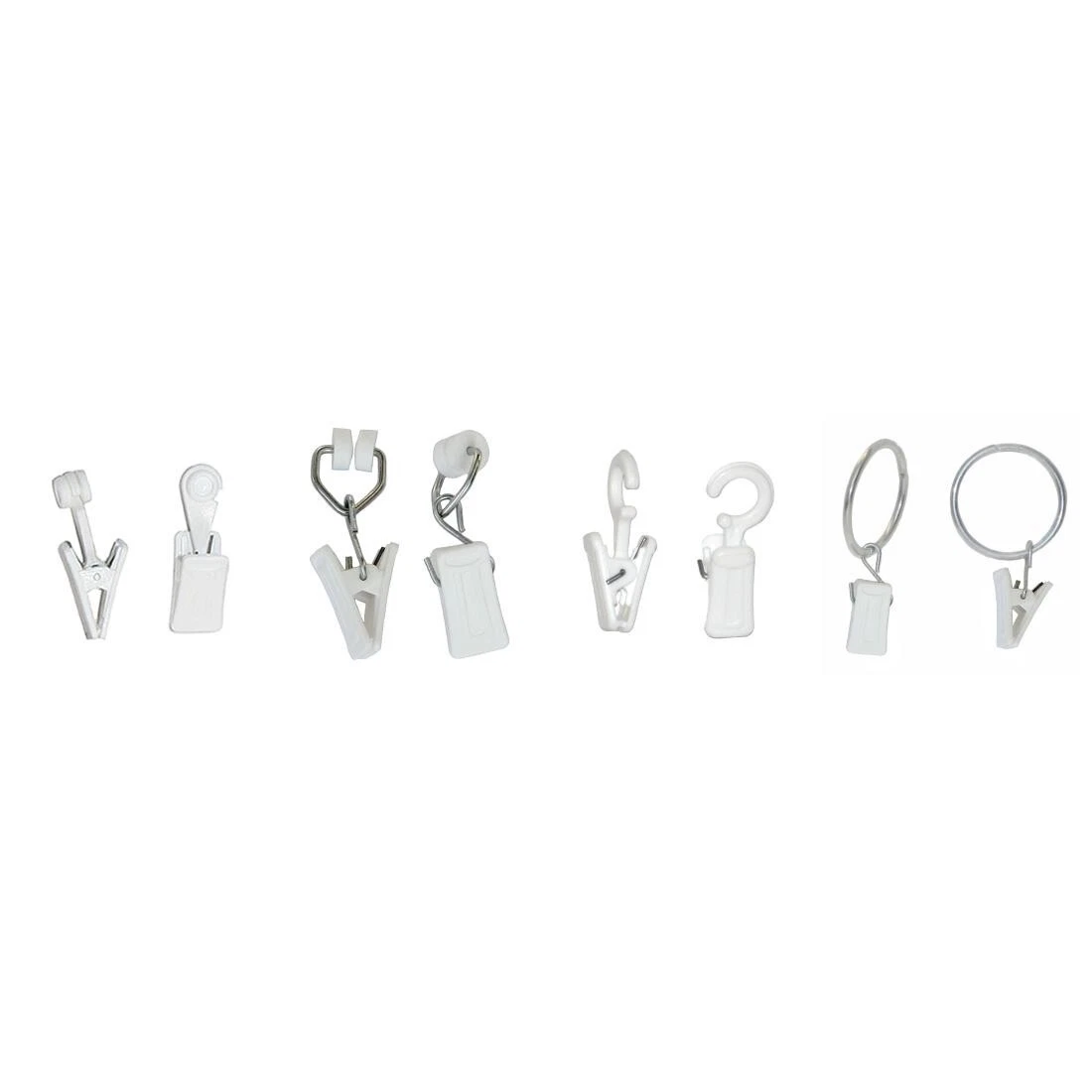 METALTEX Gardinenhaken Transparent 4er, 2,16
