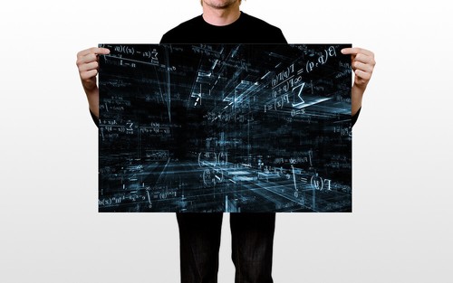 Équations et formules mathématiques science art mural - AFFICHE 20x30 - Photo 2 sur 4