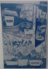 Blood Run #1 - Page 16 - Cyan - Comic Printer Plate - PRESSWORKS - Stephen Cardo