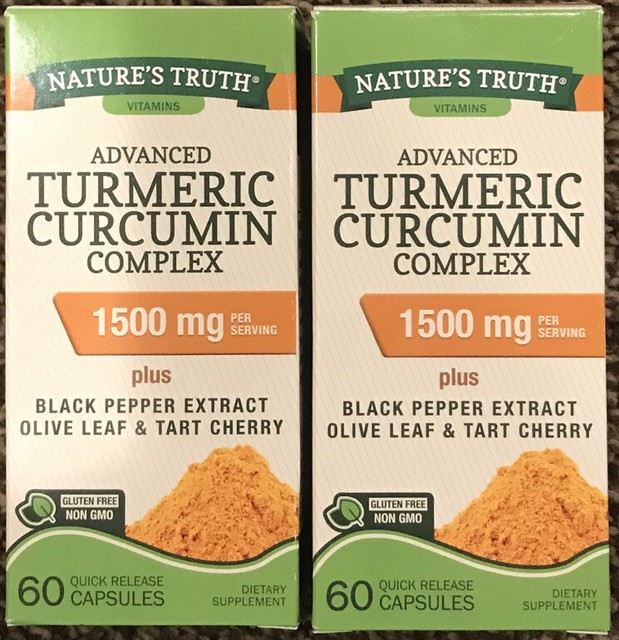 Nature's Truth Turmeric Curcumin Advanced Complex 60 Capsules for sale
