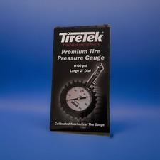 New TireTek 60 PSI Pressure Gauge With Pressure Adjustment