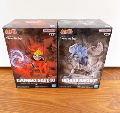 NARUTO Memorable saga Figure Naruto & Sasuke SET BANPRESTO New