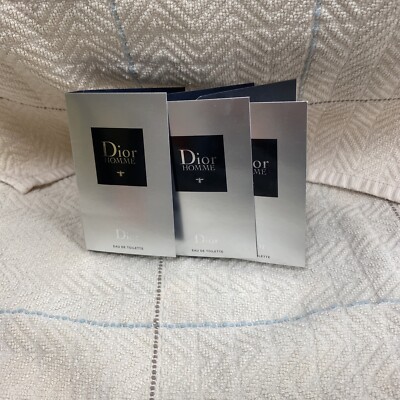 3× Dior Homme Sport For Men, Eau De Toilette, Size: 3× ( 1 ml/ 0.03oz ) (New)