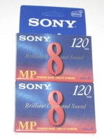 2 Sony P6-60mp 8mm Video 8 120 Minute Camcorder Video Cassette Tape Brand 2 Sony P6-60mp 8mm Video 8 120 Minute Camcorder Video Cassette Tape Brand