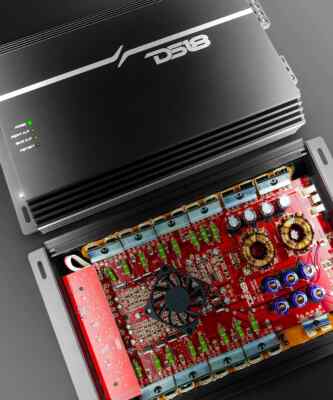 DS18 4 Channel Korean Car Amplifier Class-AB Full Range Bass Knob