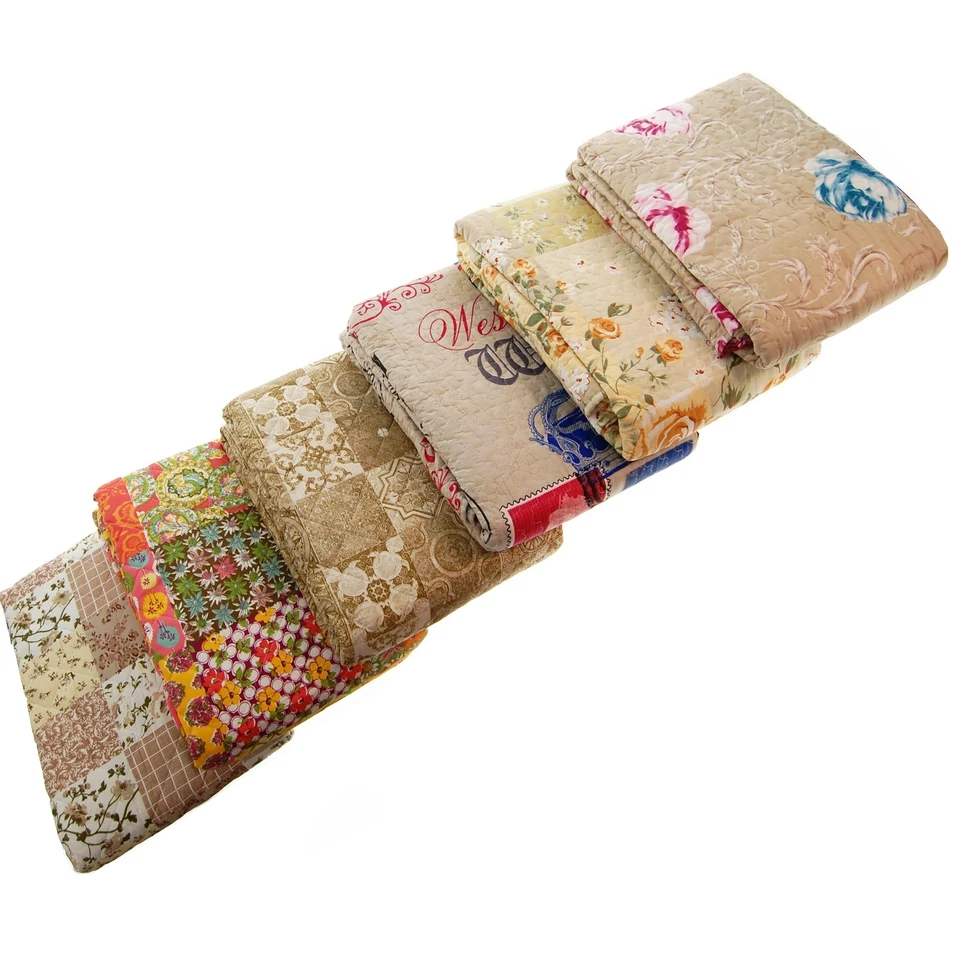 Spring Quilt Quilt Quilt Bedspread Single Square and Half Double