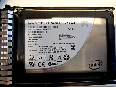 Dell 240gb Intel Ssd 520 240gb Intel SSD 520 Series 240GB SSD 6Gb