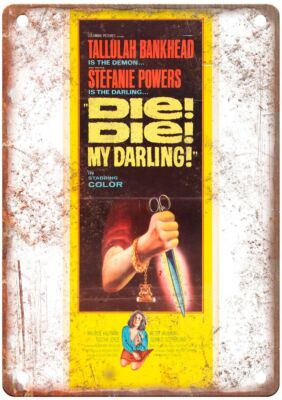 Die Die My Darling Vintage Movie Poster Old Retro Look Metal Sign MP1228