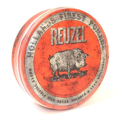 Reuzel Red Water Soluble Pomade, 12 oz (340g) Can *New* REU005
