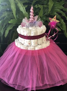 unicorn nappy cake