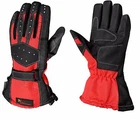 RED TRACKER TEXTILE WATERPROOF THERMAL WINTER MOTORCYCLE MOTORBIKE GLOVES