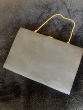 Vtg Black Clutch/Purse