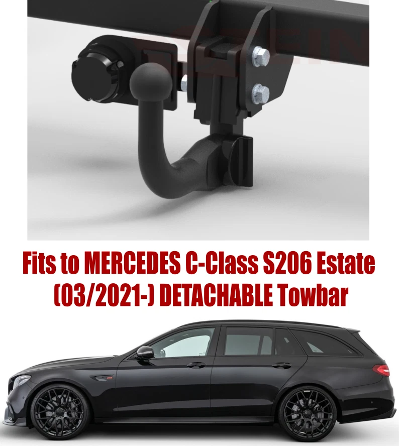 DETACHABLE Tow Bar For MERCEDES C Class S206 Estate 2021 NO