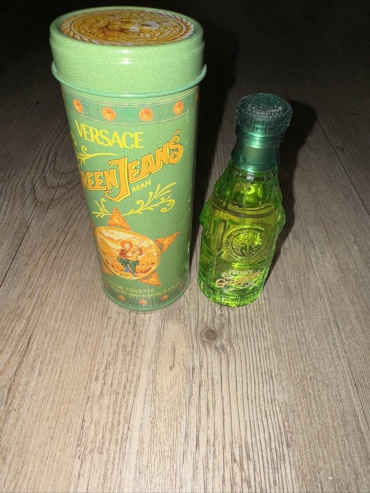 Versace Green Jeans EDT Cologne Spray 2.5 Oz Eau De Toilette For Men RARE HTF