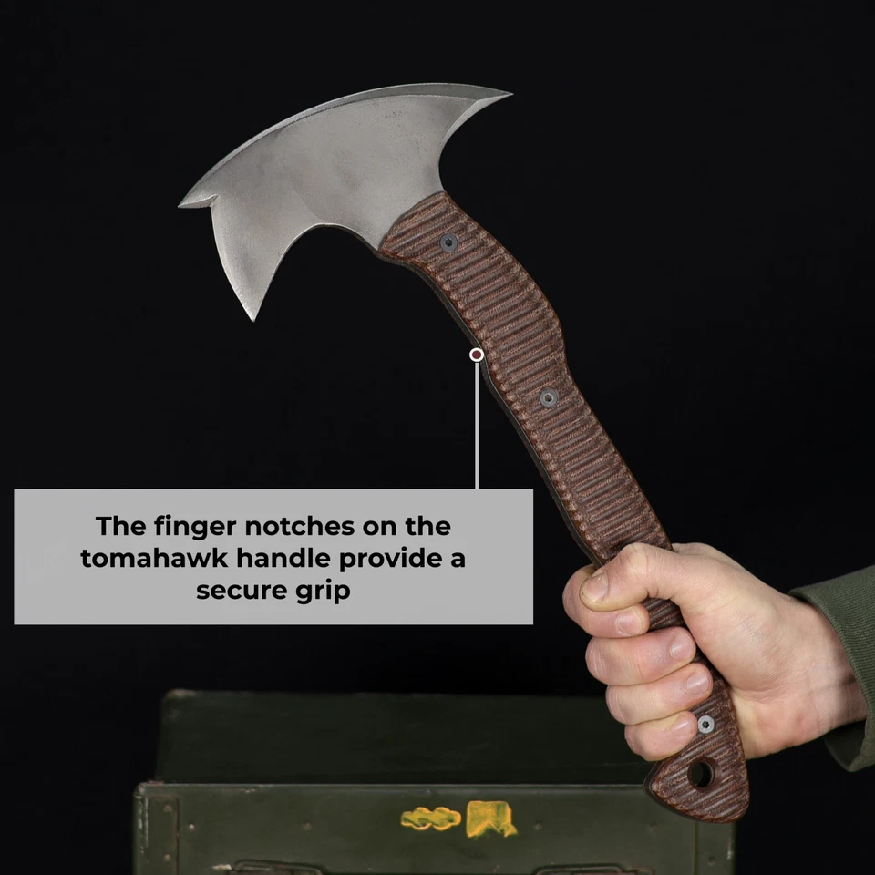 Hacha de lanzamiento Tomahawk hacha táctica superposiciones reemplazables de compuesto de polímero Foto 4 de 4