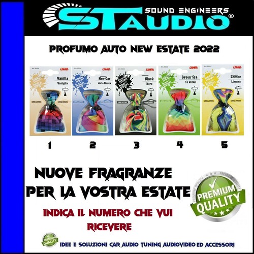 DISOK Deodorante Per Auto 10ml, Fragranze Vaniglia/Muschio/Oceano, Confezione Regalo In Acetato, Prezzo Unitario - 3