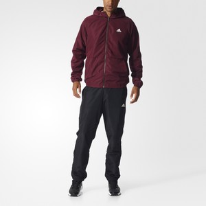 maroon adidas tracksuit mens