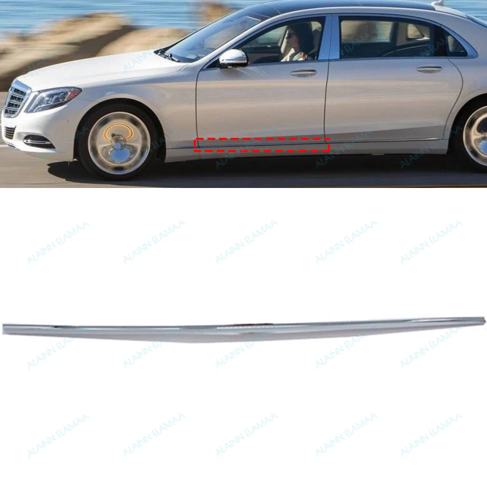 LH Front Door Moulding Chrome Trim 2226901262 For Mercedes Benz S  
