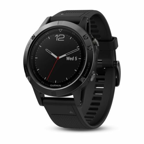 時計 Garmin Fenix5 Sapphire Black Garmin Fenix 5 Black Sapphire with Black Band GPS Multisport