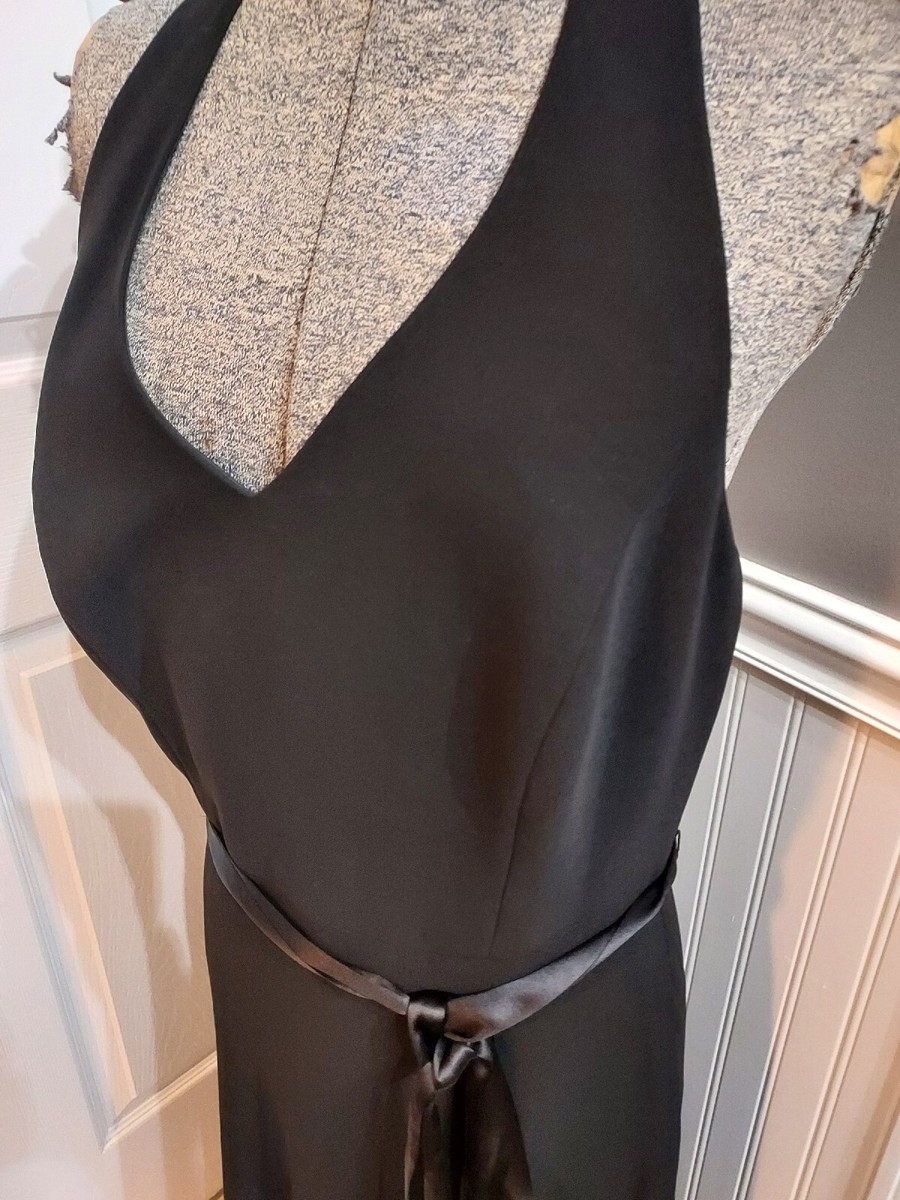 NWTEvan Picone Women's Black Halter Dress Sz 10 FAST SHIP  | eBay