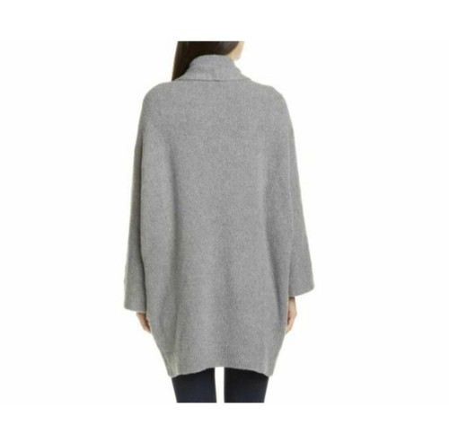 vince textured open cardigan