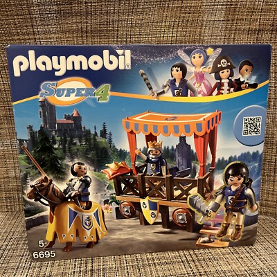 PLAYMOBIL 6695 Super Royal Tribune With Alex Kit 70 pc NEW NIB