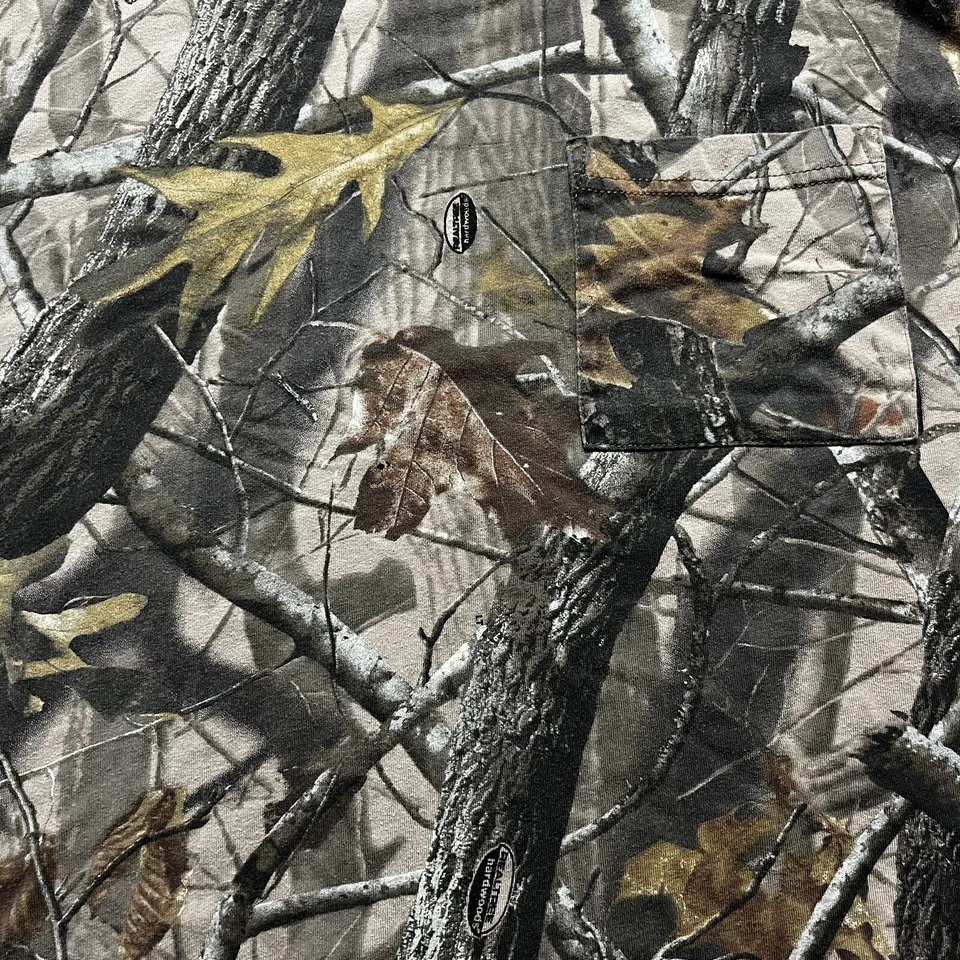 Outfitters Ridge 3-D Fusión Camuflaje Bolsillo Camiseta Talla-3XL Foto 3 de 4