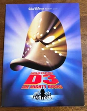 D3: THE MIGHTY DUCKS 1996 MOVIE PRESS KIT WITH PHOTOS