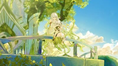 Anime nahida rukkhadevata ullv genshin impact fanart Stitched Gaming Mat Desk