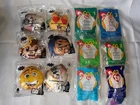 Lot of 12 McDonalds plush toys ( 6 vintage TY Beanie Babies and 6 emojis)
