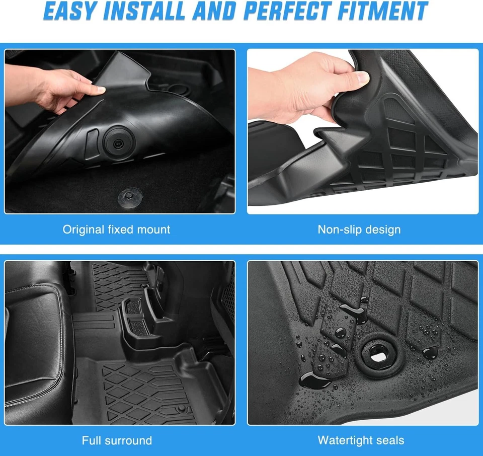 Nilight TPE Floor Mats for Honda CRV CR-V 2023 2024 Fuel and Hybrid Model Foto 4 de 4