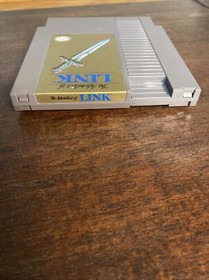 Zelda II: The Adventure of Link Gray (Nintendo NES) Authentic Tested GREAT SHAPE