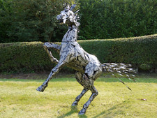 Large Metal Horse Stallion