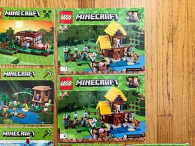 Lot 14 LEGO Minecraft Instruction Booklets for 21121, 21115, 21124 and More
