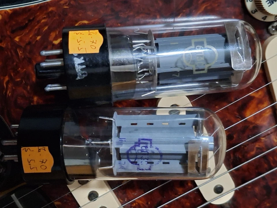 6L6 / 5881 MATCHED PAIR RUSSIAN RELEKTOR - image 4 of 4