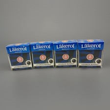 NEW 4 Boxes of Läkerol Lakerol Licorice SeaSalt Sugar-Free EXP 07/12/2027