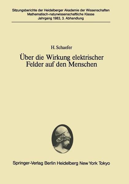 ÜBer Die Wirkung Elektrischer Felder Auf Den Menschen H. Schaefer Taschenbuch-image