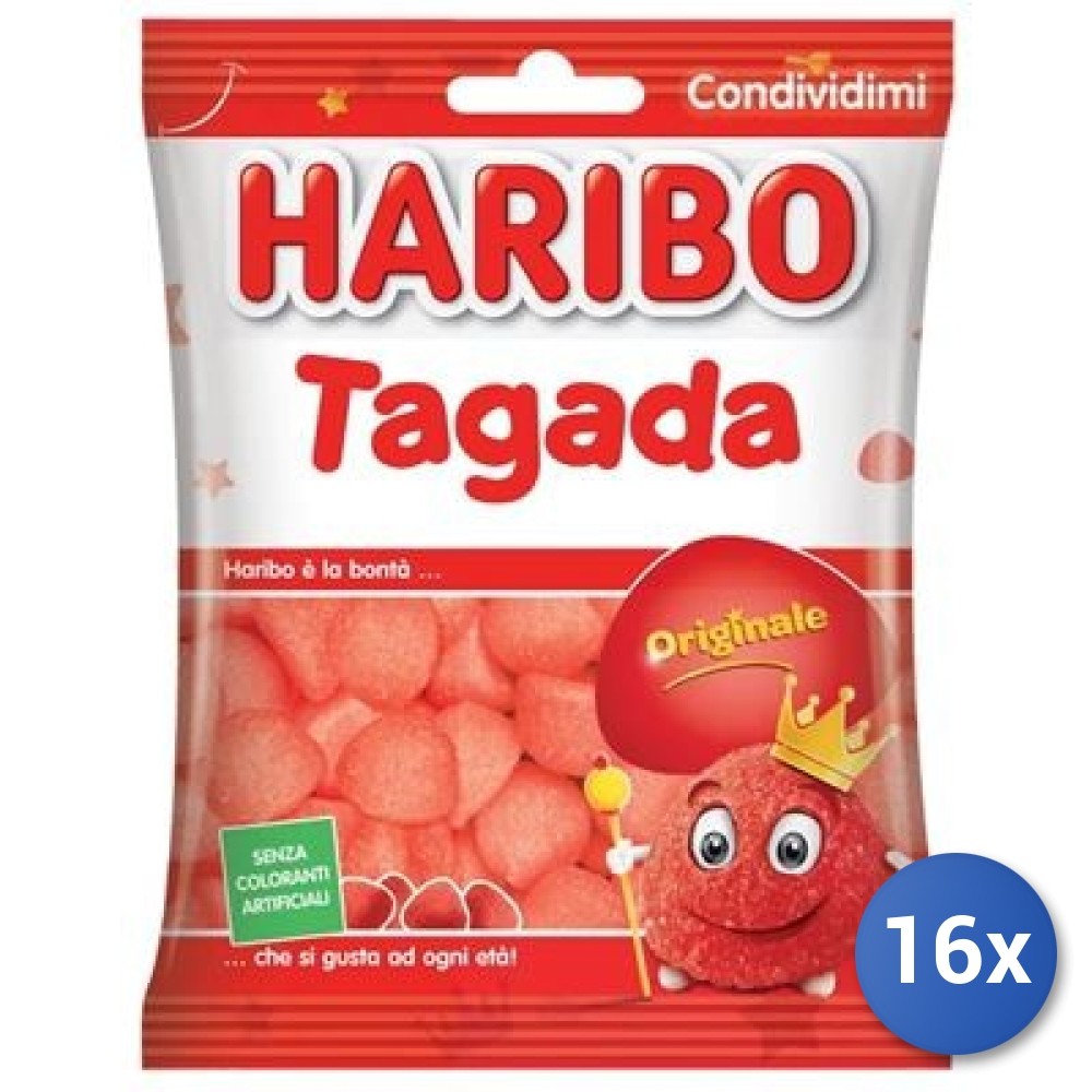 16X Multipack Haribo Fragolina Tagada Candies 175G