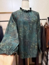 Gorgeous Top Quality 100 Mulberry Silk Shirt Natural Plants Juice Dyed W M-L