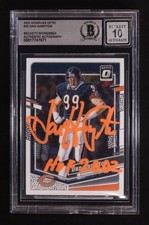 Bears Danimal 4xPro SBXX Dan Hampton HOF 2002 Signed 2023 Donruss Optic 33 [BGS]