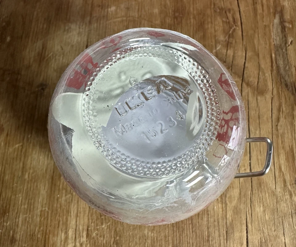 IKEA Vinterfint Heart Printed Glass Storage Jar Container Pack of 3 New In Box - Image 2 of 3