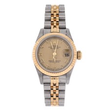 Rolex Oyster Perpetual Datejust Automatic Watch Stainless Steel and Yellow Gold