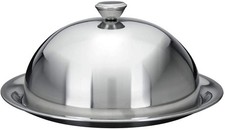 Food Cover Dome Plate Restaurant Stainless Steel Cloche Serving Dish Bell Jar
